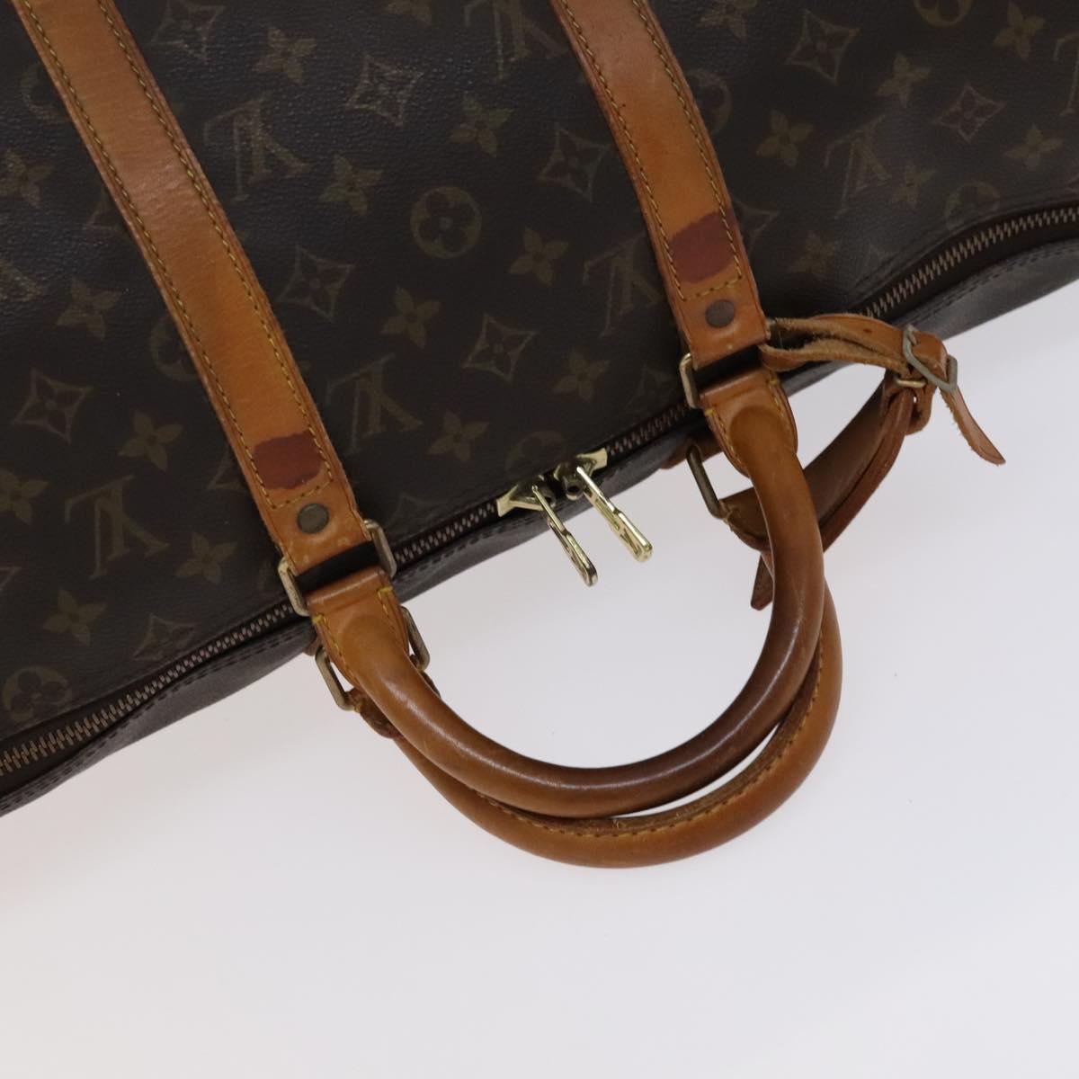 LOUIS VUITTON Monogram Keepall 50 Boston Bag M41426 LV Auth ar13304