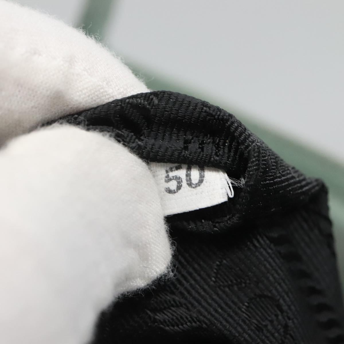 PRADA Tote Bag Nylon Gray Silver Auth ar13324