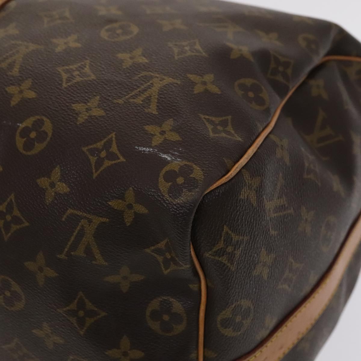 LOUIS VUITTON Monogram Keepall Bandouliere 50 Boston Bag M41416 LV Auth ar13326