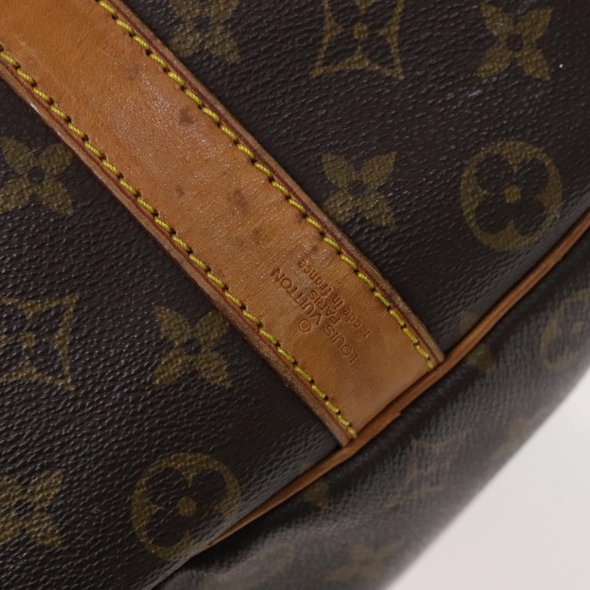 LOUIS VUITTON Monogram Keepall Bandouliere 50 Boston Bag M41416 LV Auth ar13326