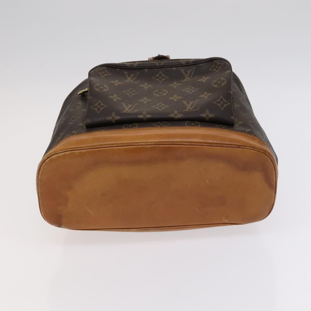 LOUIS VUITTON Monogram Montsouris GM Backpack M51135 LV Auth ar13339
