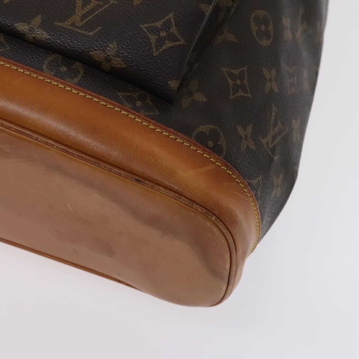 LOUIS VUITTON Monogram Montsouris GM Backpack M51135 LV Auth ar13339