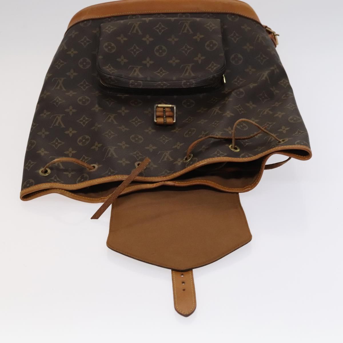 LOUIS VUITTON Monogram Montsouris GM Backpack M51135 LV Auth ar13339