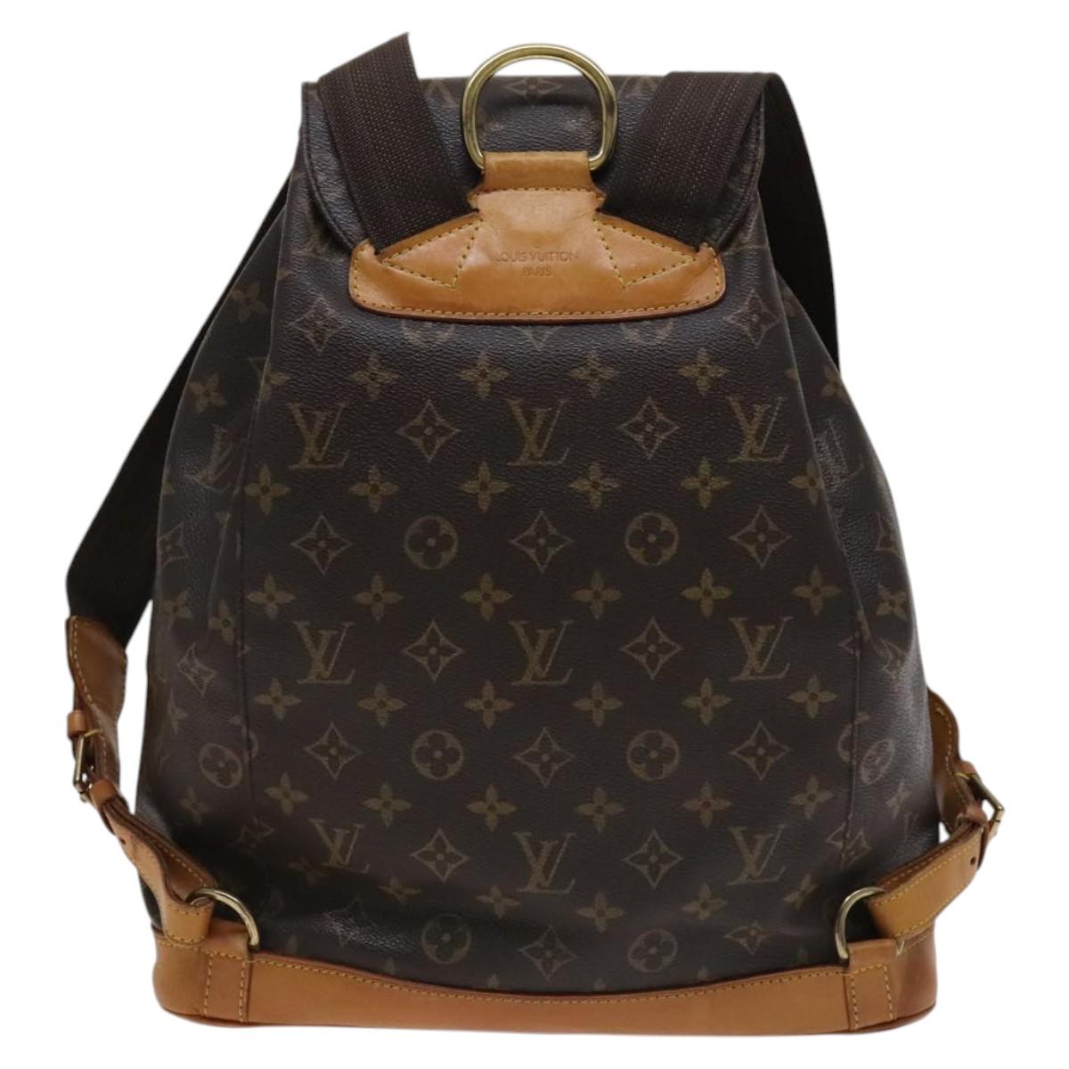 LOUIS VUITTON Monogram Montsouris GM Backpack M51135 LV Auth ar13339
