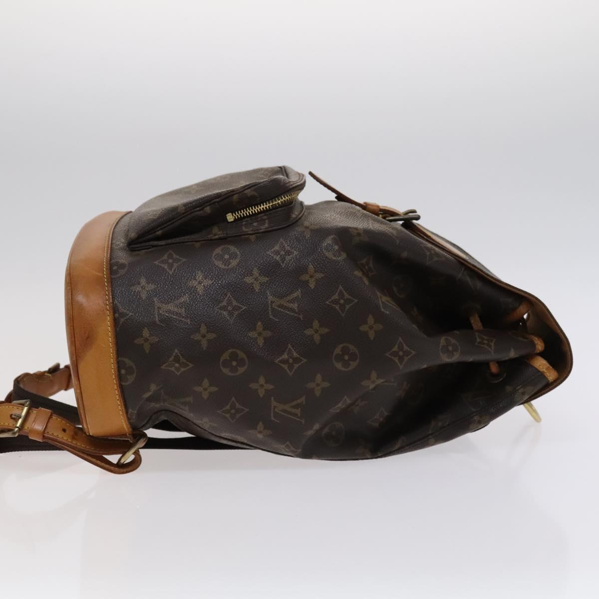 LOUIS VUITTON Monogram Montsouris GM Backpack M51135 LV Auth ar13339