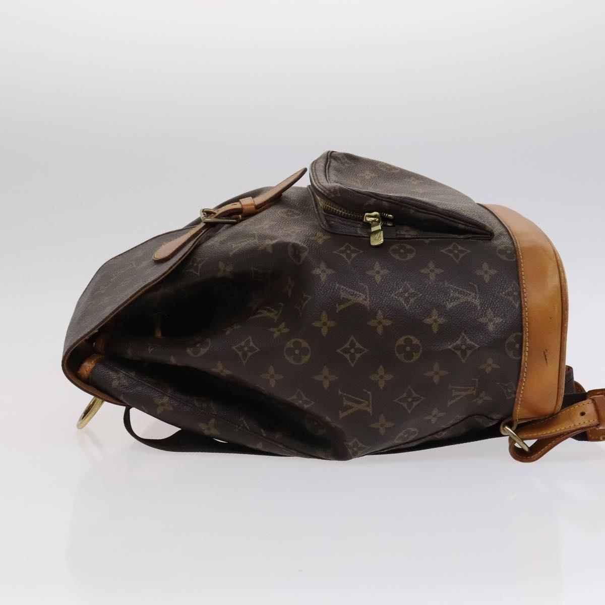 LOUIS VUITTON Monogram Montsouris GM Backpack M51135 LV Auth ar13339
