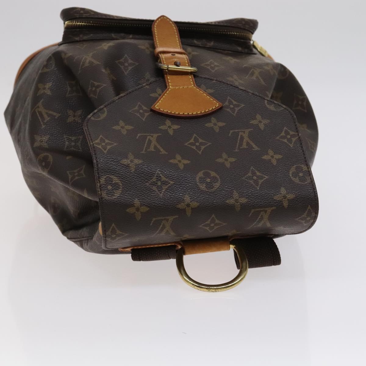 LOUIS VUITTON Monogram Montsouris GM Backpack M51135 LV Auth ar13339