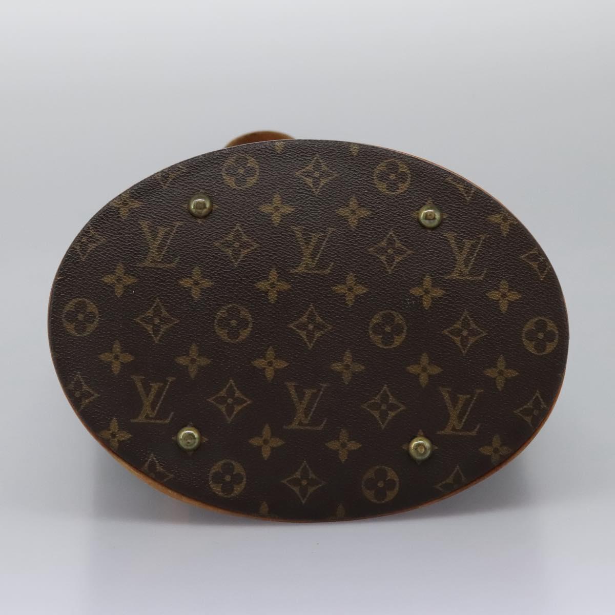 LOUIS VUITTON Monogram Bucket GM Shoulder Bag M42236 LV Auth ar13370