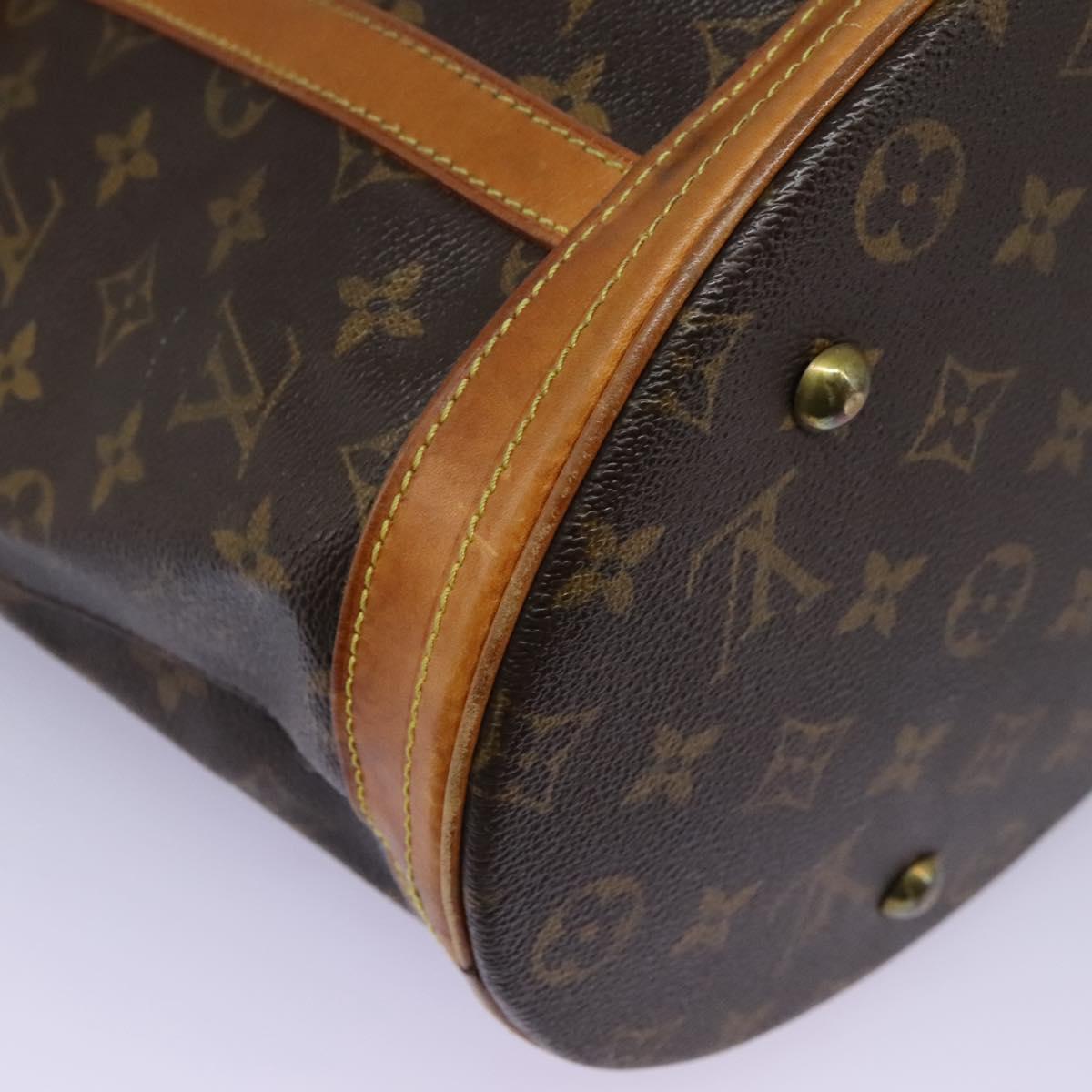 LOUIS VUITTON Monogram Bucket GM Shoulder Bag M42236 LV Auth ar13370