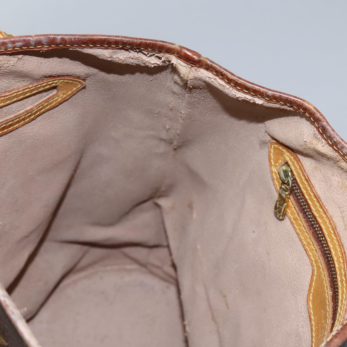 LOUIS VUITTON Monogram Bucket GM Shoulder Bag M42236 LV Auth ar13370