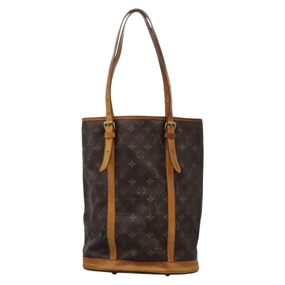 LOUIS VUITTON Monogram Bucket GM Shoulder Bag M42236 LV Auth ar13370