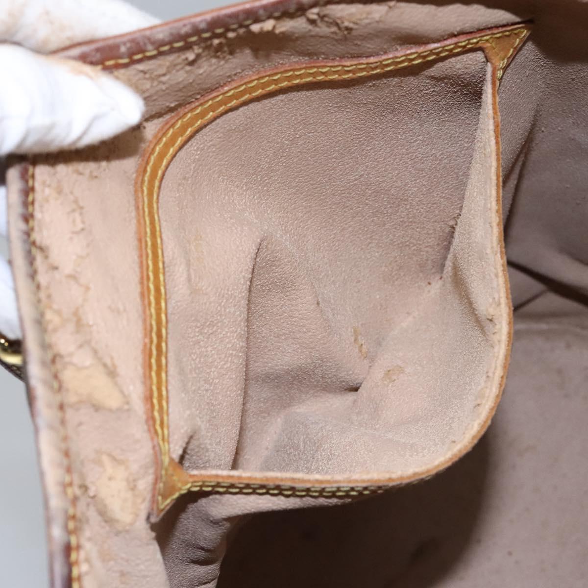 LOUIS VUITTON Monogram Bucket GM Shoulder Bag M42236 LV Auth ar13370