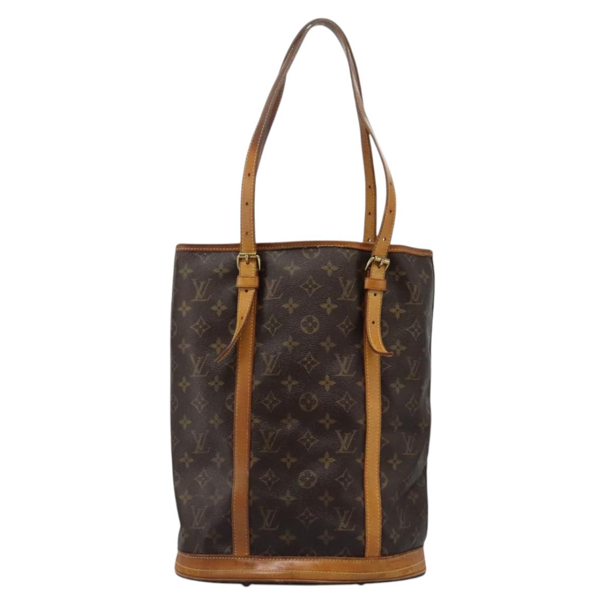 LOUIS VUITTON Monogram Bucket GM Shoulder Bag M42236 LV Auth ar13370