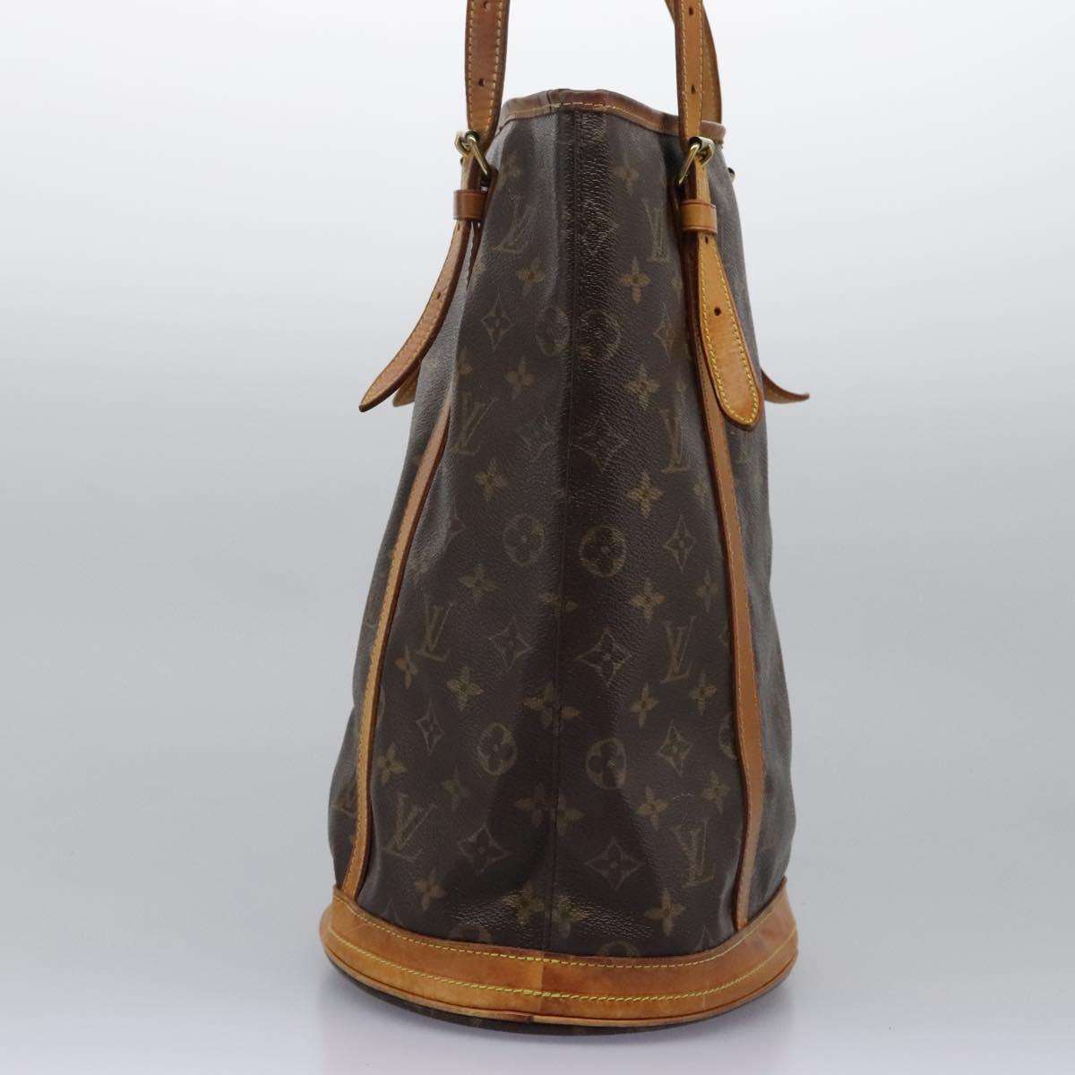 LOUIS VUITTON Monogram Bucket GM Shoulder Bag M42236 LV Auth ar13370