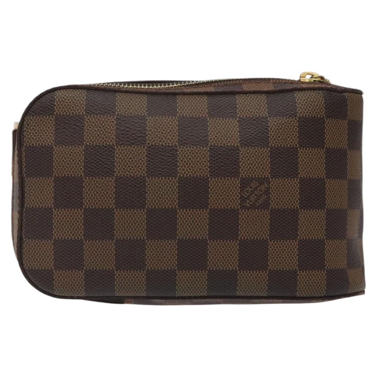 LOUIS VUITTON Damier Ebene Geronimos Shoulder Bag N51994 LV Auth ar13388
