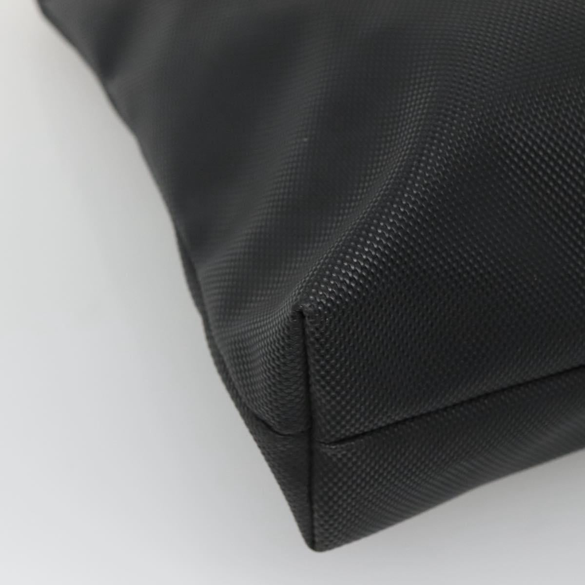 Salvatore Ferragamo Tote Bag PVC Leather Black Gold Auth ar13392