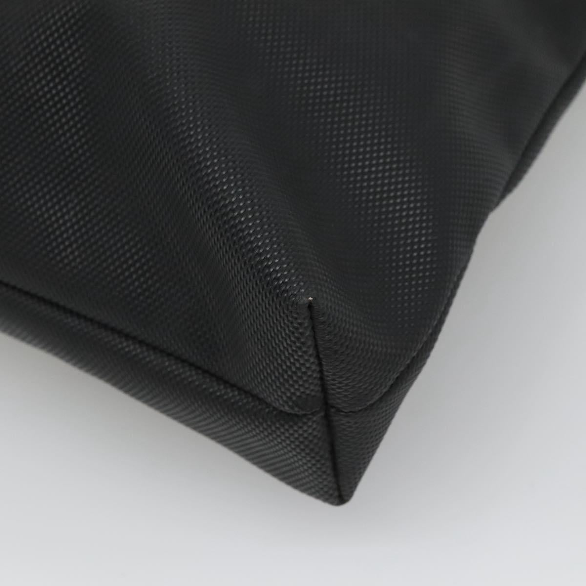 Salvatore Ferragamo Tote Bag PVC Leather Black Gold Auth ar13392