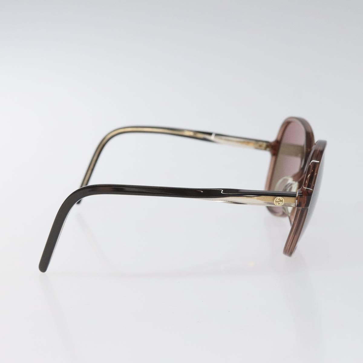 GUCCI Sunglasses plastic Brown Auth ar13400