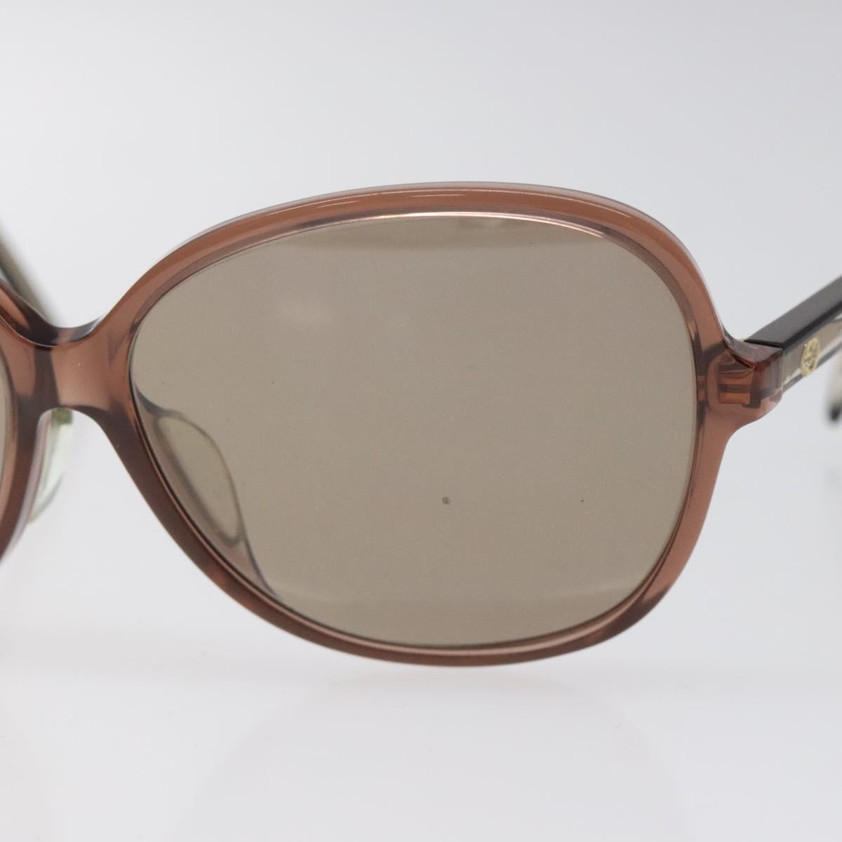GUCCI Sunglasses plastic Brown Auth ar13400