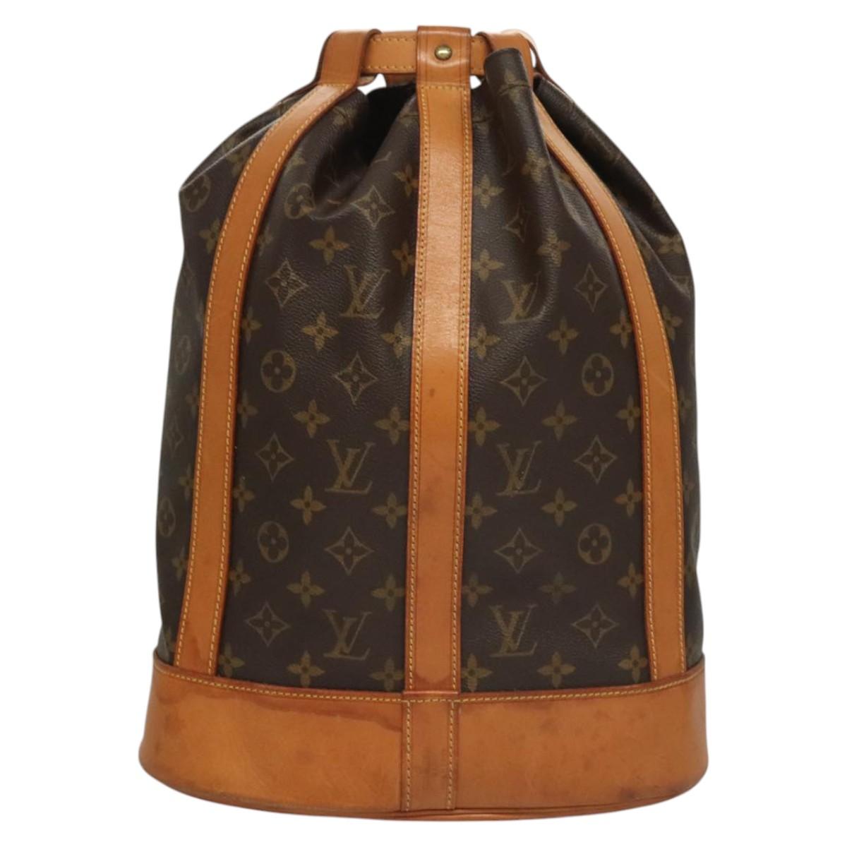 LOUIS VUITTON Monogram Randonnee PM Shoulder Bag M42243 LV Auth ar13403