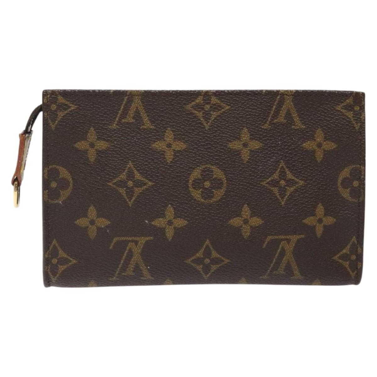 LOUIS VUITTON Monogram Bucket PM Accessory Pouch LV Auth ar13405