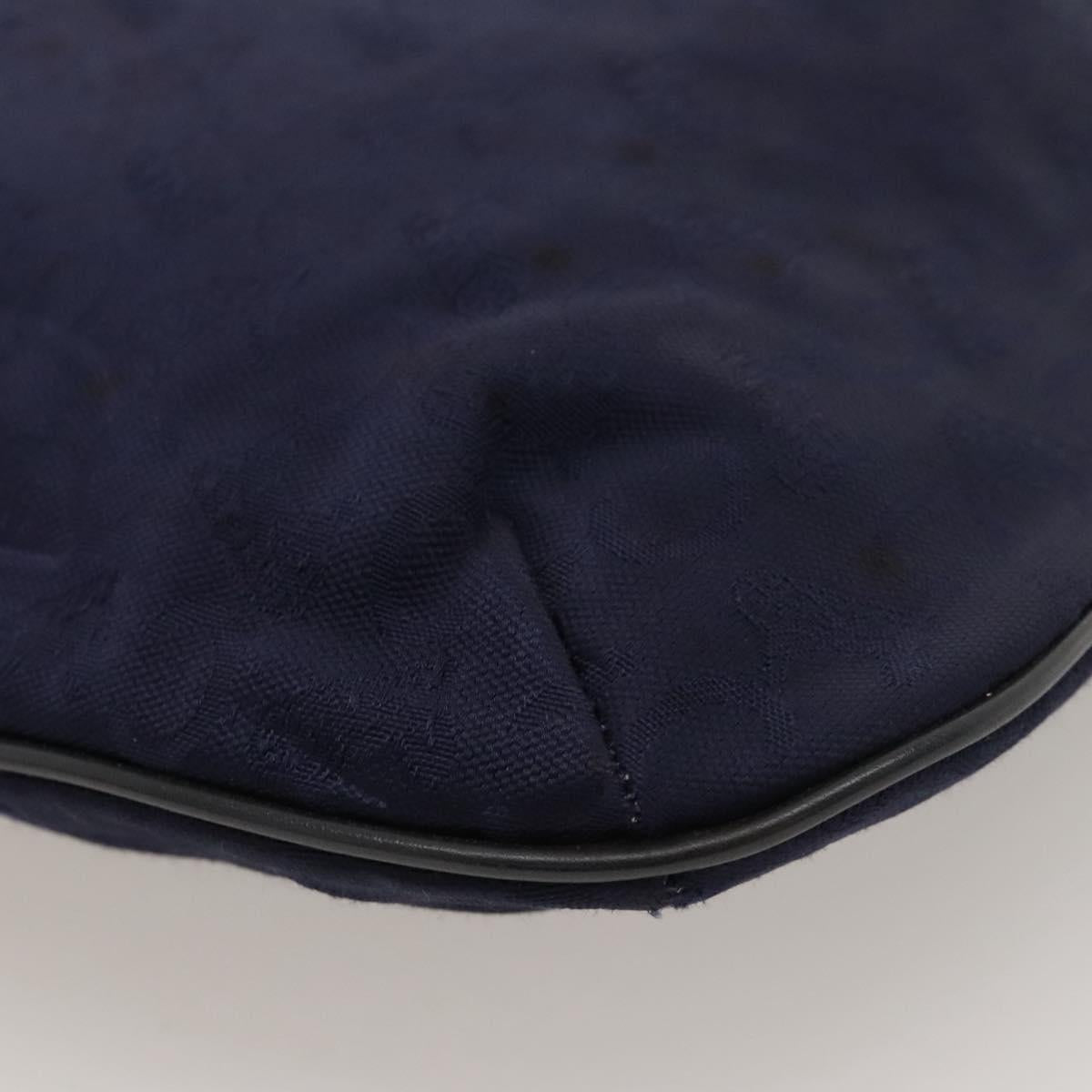 CELINE C Sulky Hand Bag Canvas Navy Auth ar13420