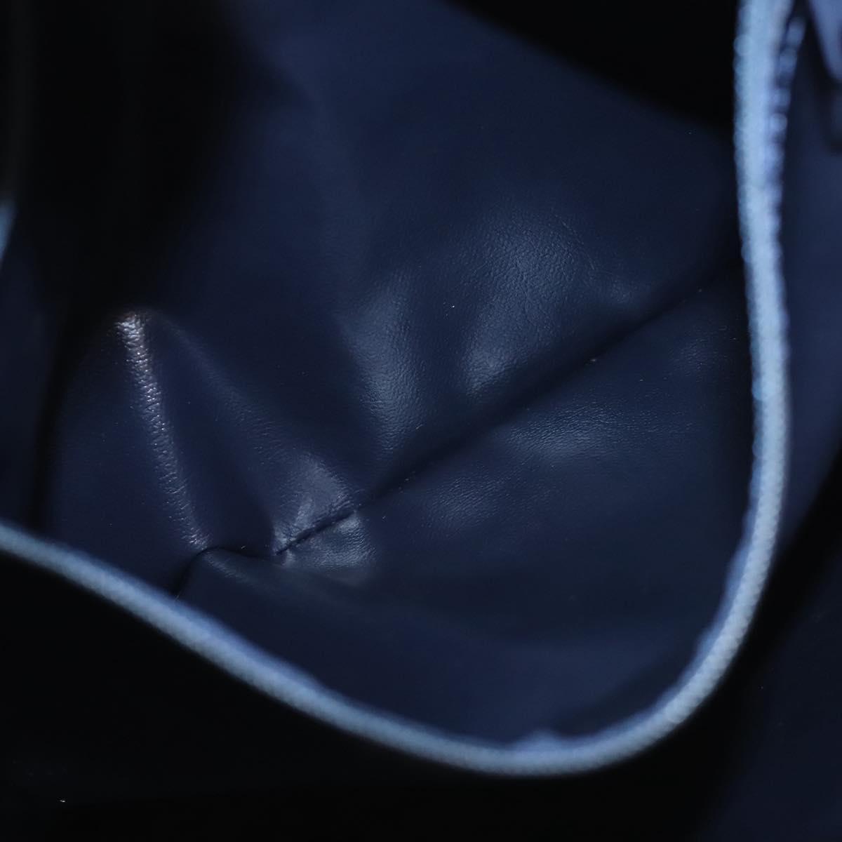 CELINE C Sulky Hand Bag Canvas Navy Auth ar13420