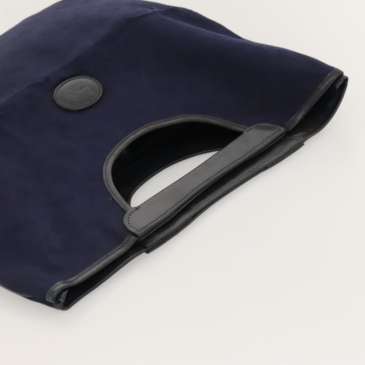 CELINE C Sulky Hand Bag Canvas Navy Auth ar13420