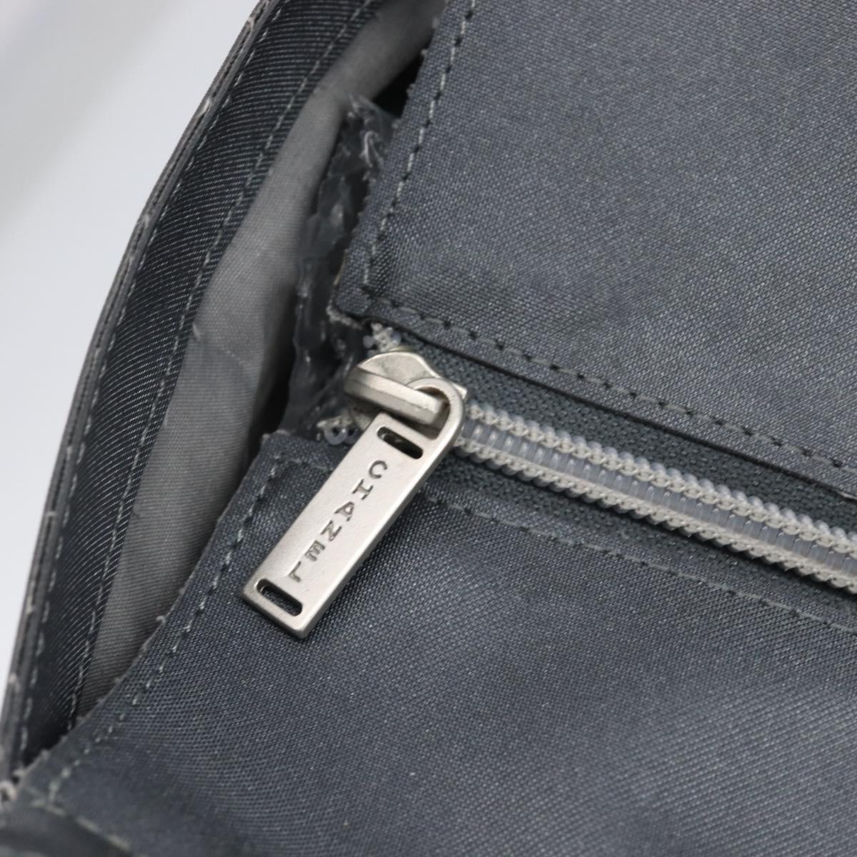 CHANEL Sports Tote Bag Nylon Gray White CC Auth ar13479