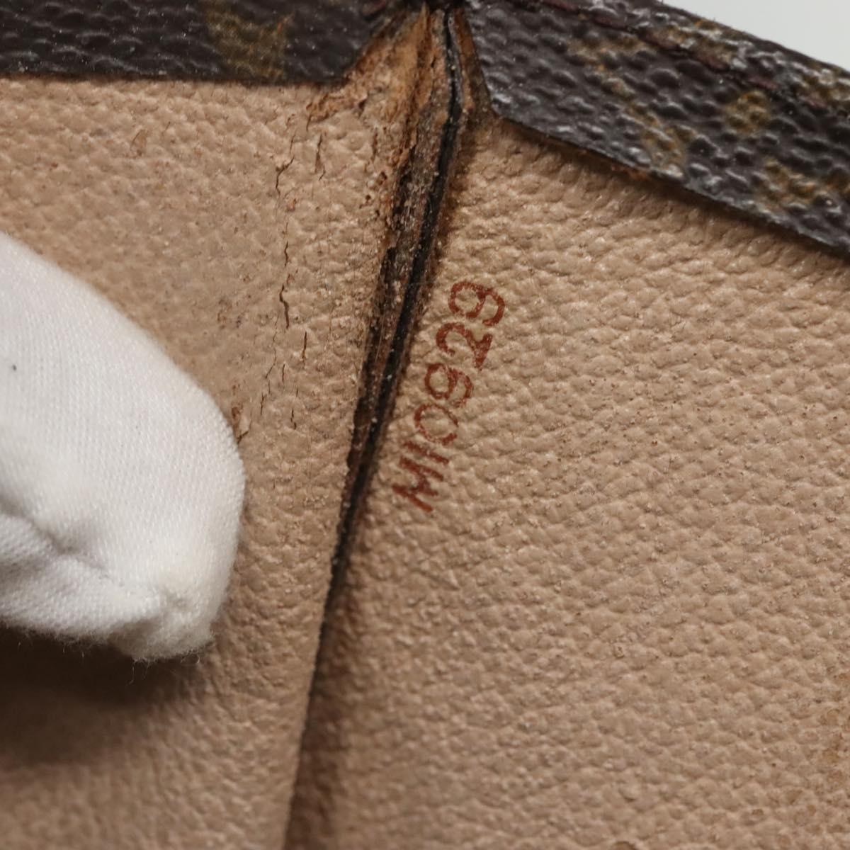 LOUIS VUITTON Monogram Sac Plat Hand Bag M51140 LV Auth ar13485