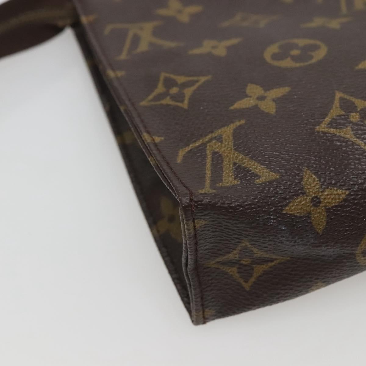 LOUIS VUITTON Monogram Poche Toilette 19 Pouch M47544 LV Auth ar13499