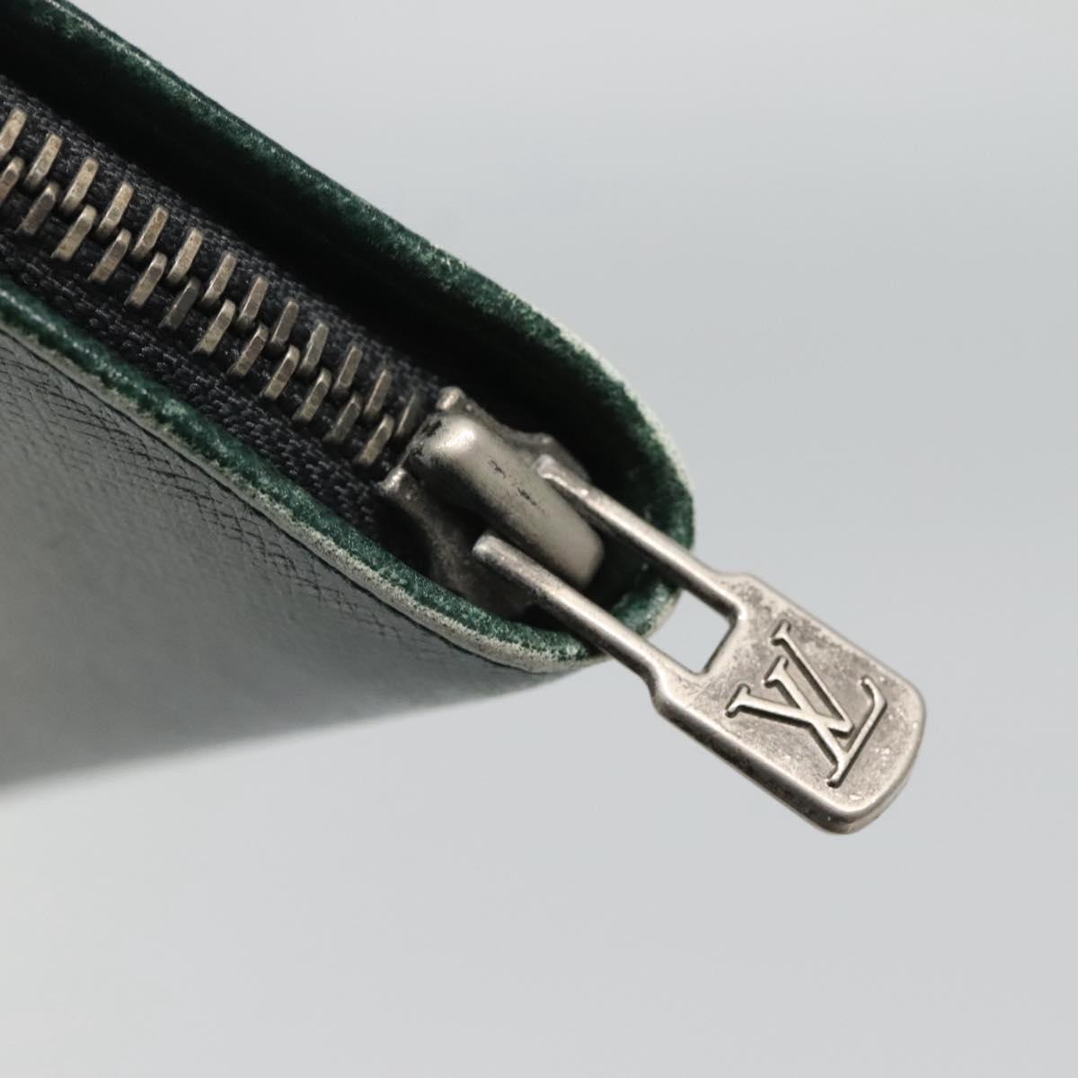 LOUIS VUITTON Taiga Wallet Epicea LV Auth ar13501