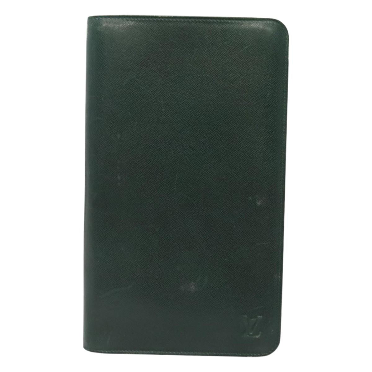 LOUIS VUITTON Taiga Wallet Epicea LV Auth ar13501