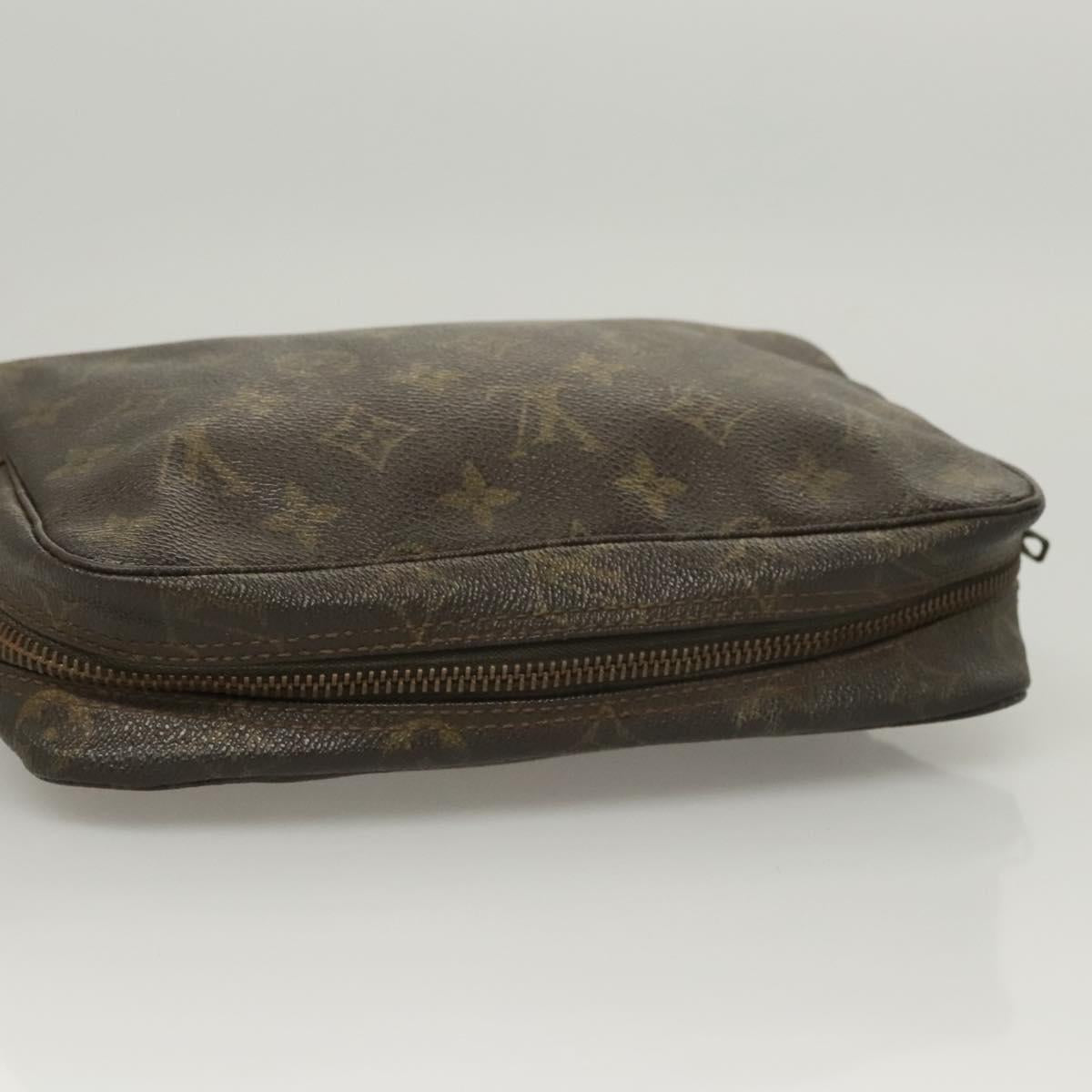 LOUIS VUITTON Monogram Trousse Toilette 23 Clutch Bag M47524 LV Auth ar13525