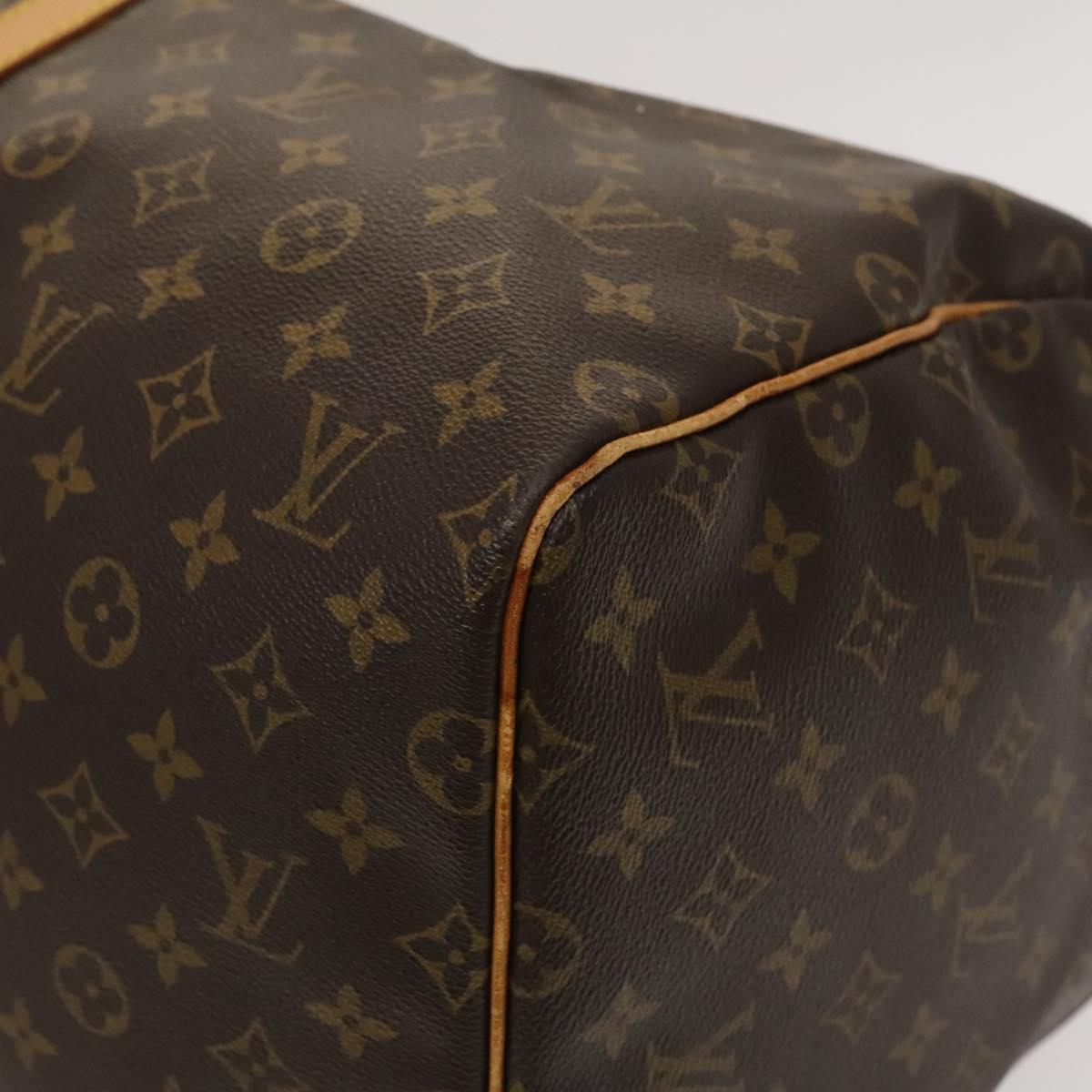 LOUIS VUITTON Monogram Keepall 55 Boston Bag M41424 LV Auth ar13527