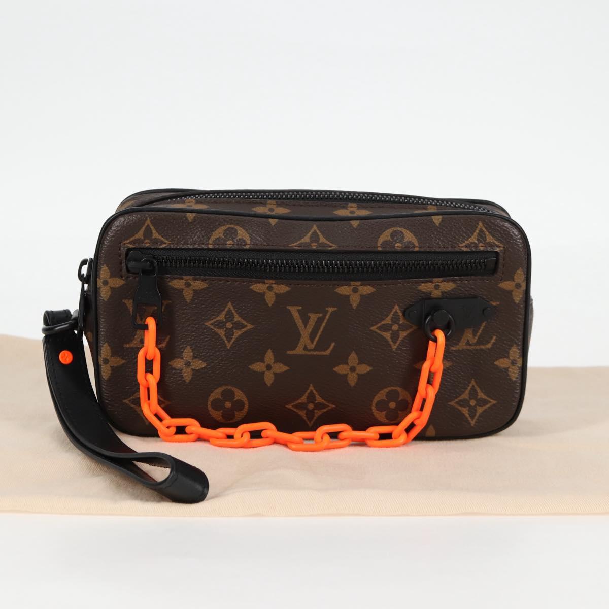 LOUIS VUITTON Monogram Solar Powered Ray Pochette Volga Bag M44482 Auth ar13529A