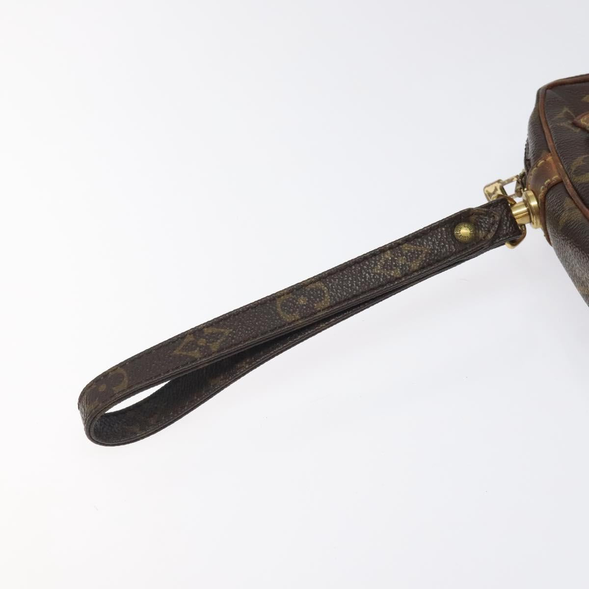 LOUIS VUITTON Monogram Marly Dragonne GM Clutch Bag M51825 LV Auth ar13530