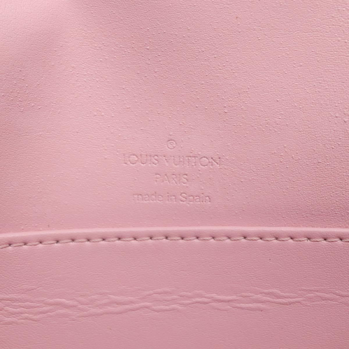 LOUIS VUITTON Vernis Thompson Street Bag Marshmallow Pink M91070 LV Auth ar13532