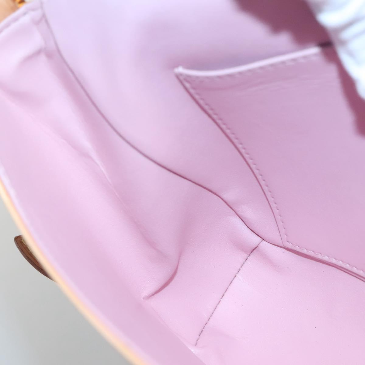 LOUIS VUITTON Vernis Thompson Street Bag Marshmallow Pink M91070 LV Auth ar13532