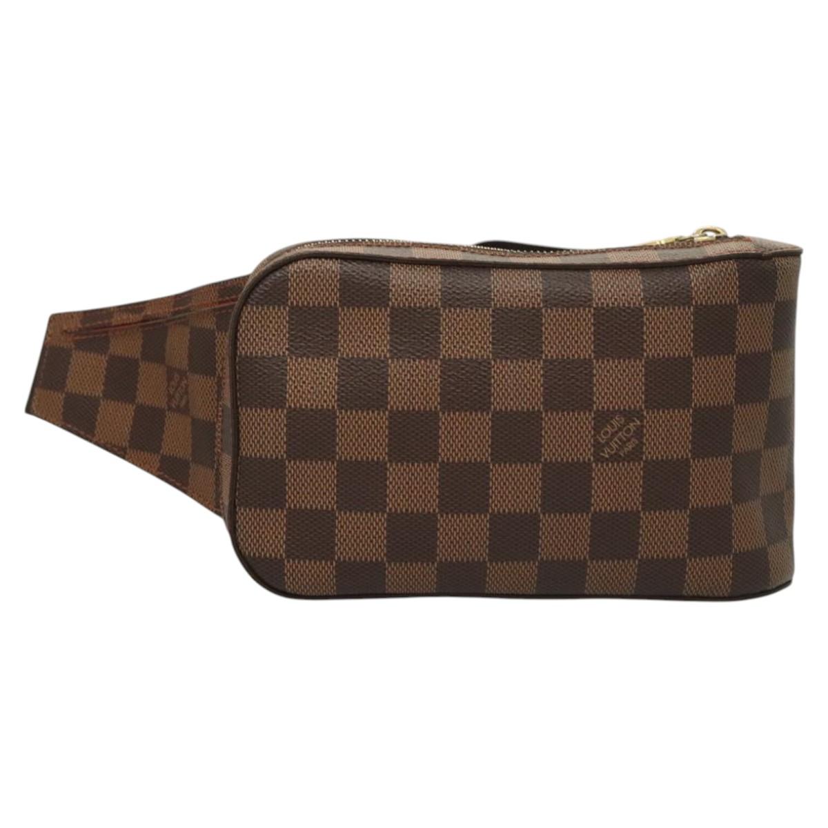 LOUIS VUITTON Damier Ebene Geronimos Shoulder Bag N51994 LV Auth ar13533