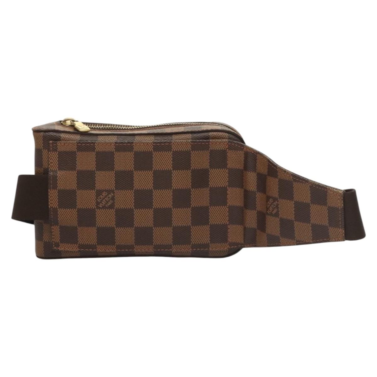LOUIS VUITTON Damier Ebene Geronimos Shoulder Bag N51994 LV Auth ar13533