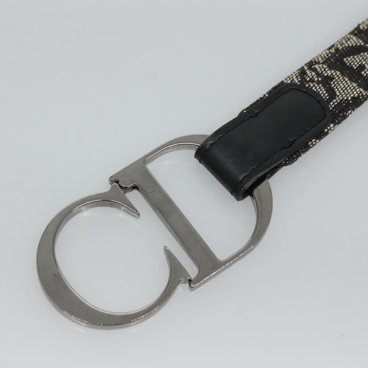 Christian Dior Trotter Canvas Belt 28"" Navy Auth ar13581