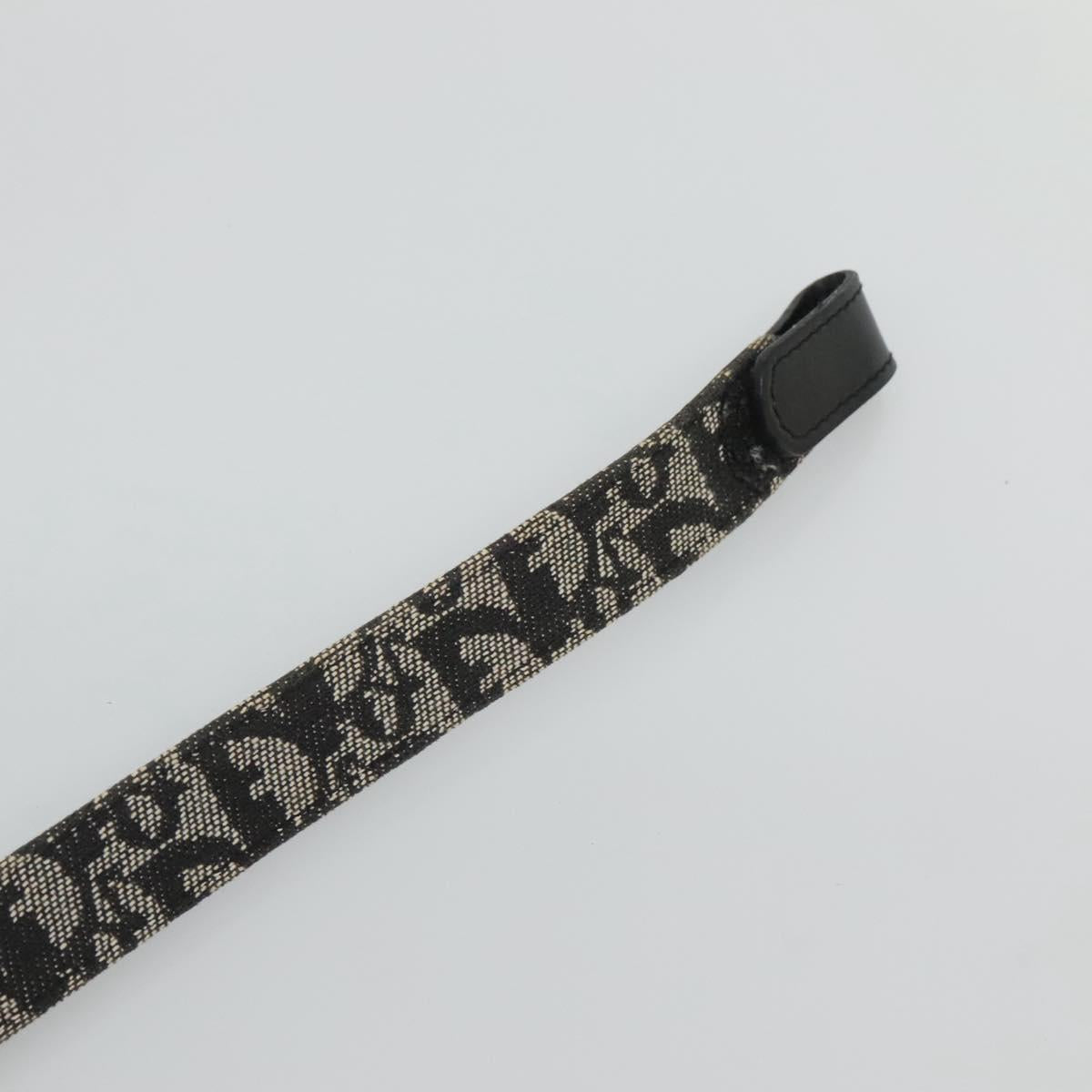 Christian Dior Trotter Canvas Belt 28"" Navy Auth ar13581