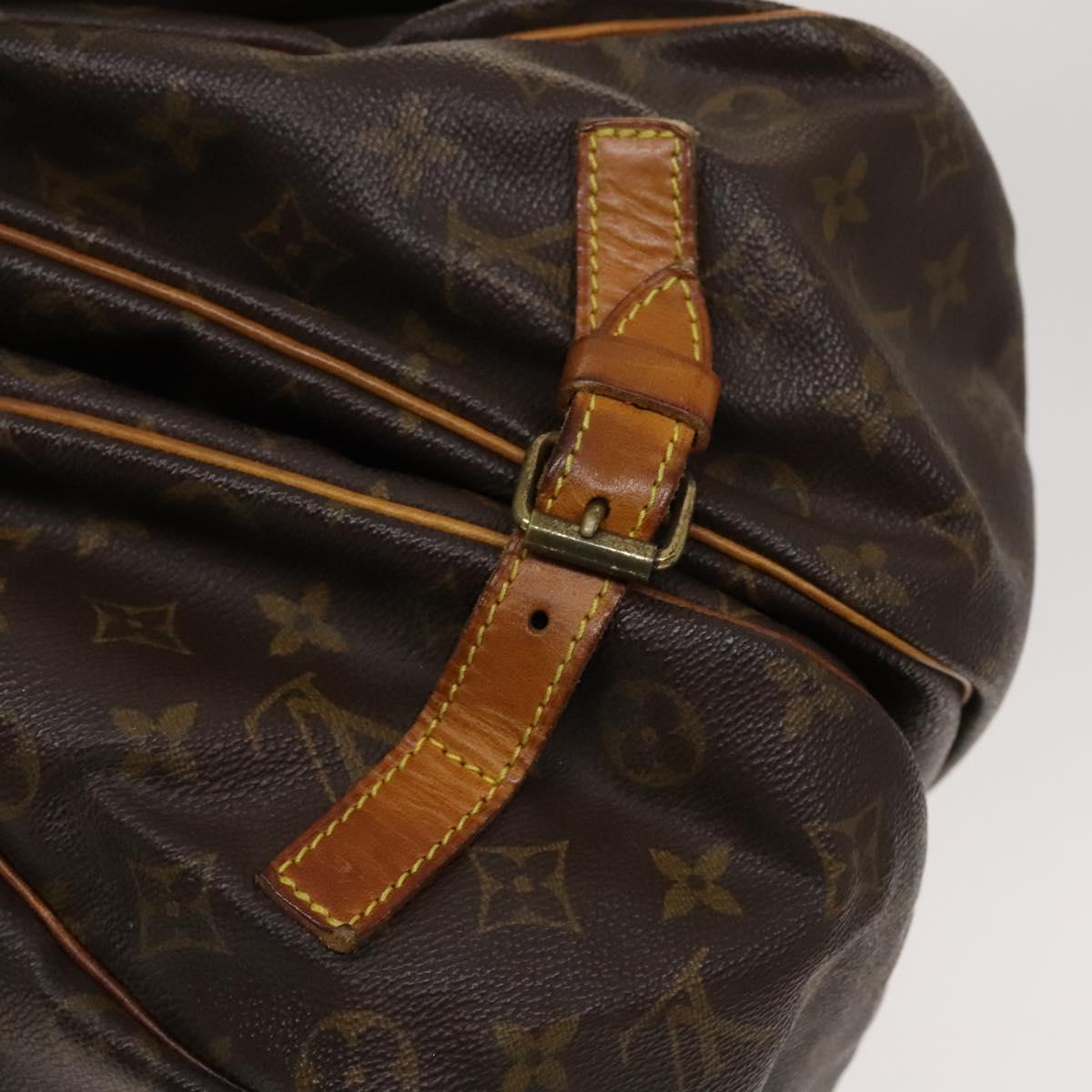 LOUIS VUITTON Monogram Saumur 35 Shoulder Bag M42254 LV Auth ar13595