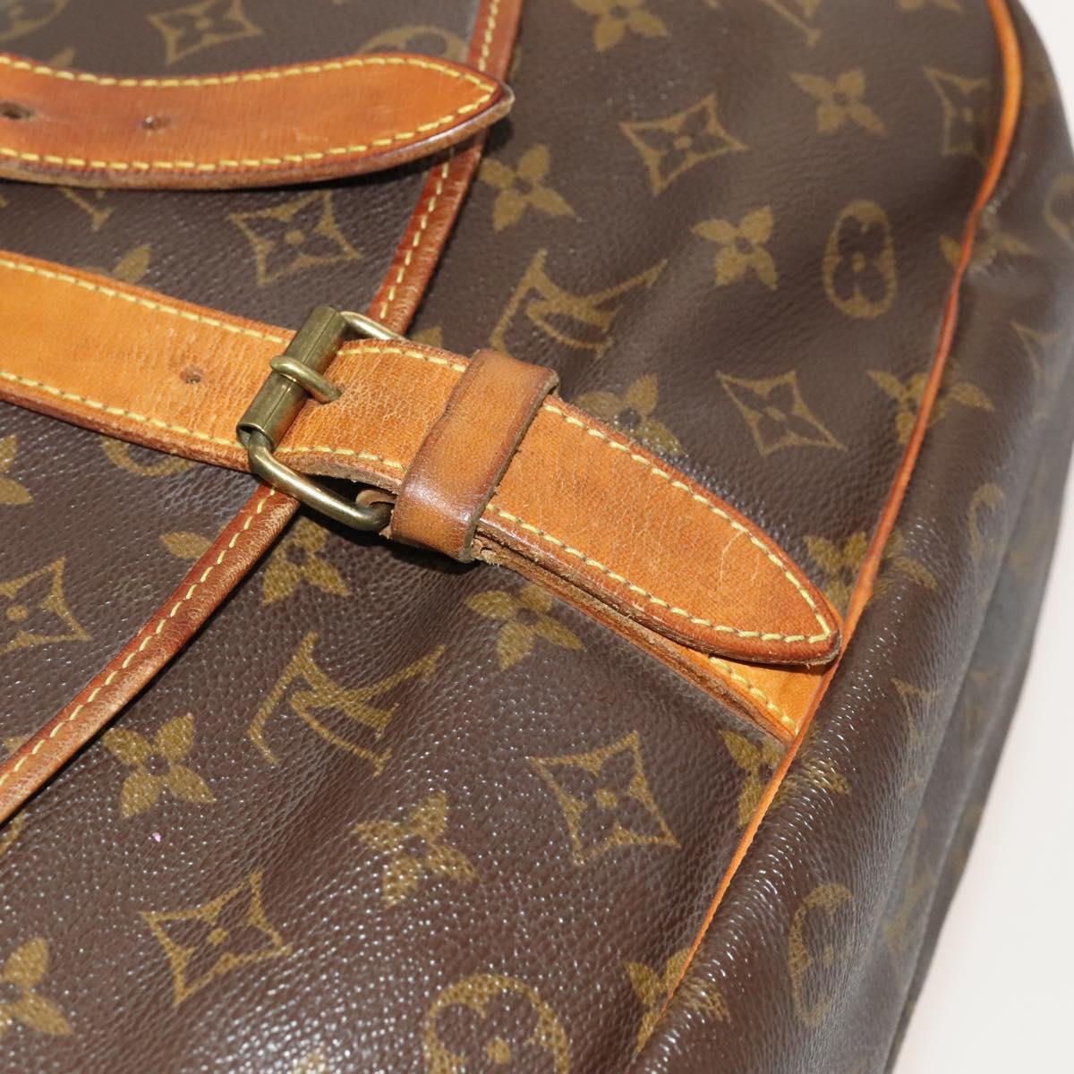 LOUIS VUITTON Monogram Saumur 35 Shoulder Bag M42254 LV Auth ar13595