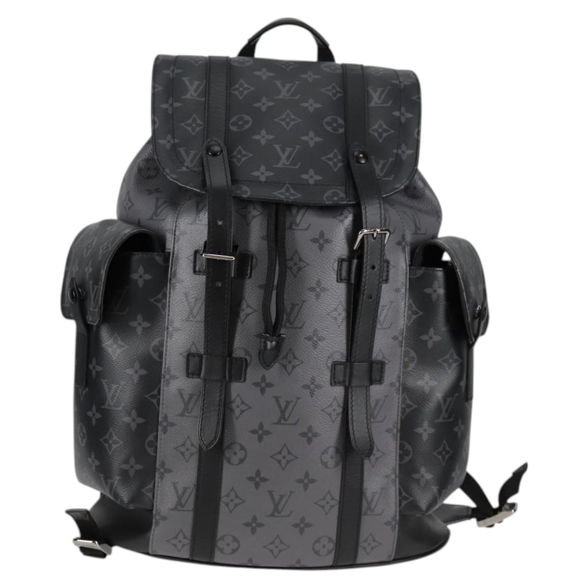 LOUIS VUITTON Monogram Eclipse Christopher PM Backpack M46331 LV Auth ar13619SM
