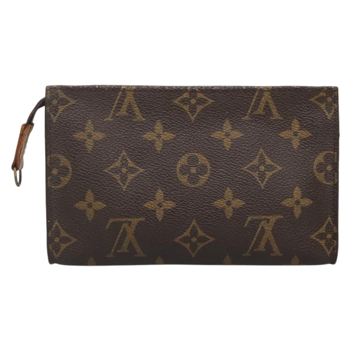 LOUIS VUITTON Monogram Bucket PM Accessory Pouch LV Auth ar13666