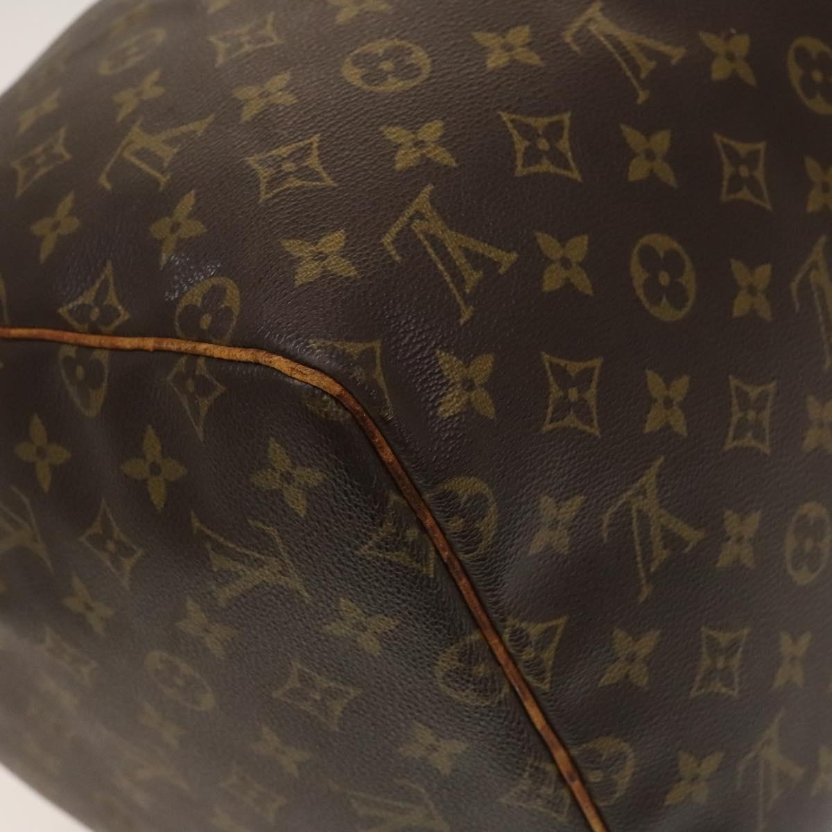LOUIS VUITTON Monogram Keepall 55 Boston Bag M41424 LV Auth ar13669
