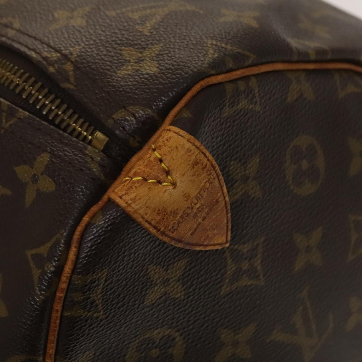 LOUIS VUITTON Monogram Keepall 55 Boston Bag M41424 LV Auth ar13669