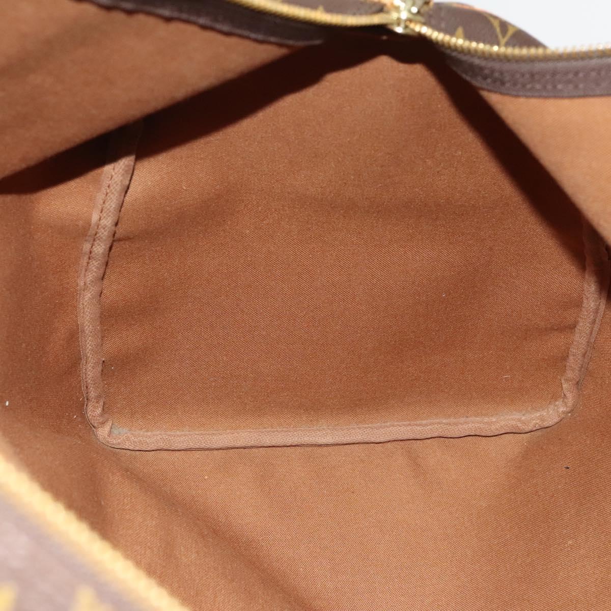 LOUIS VUITTON Monogram Keepall 55 Boston Bag M41424 LV Auth ar13669